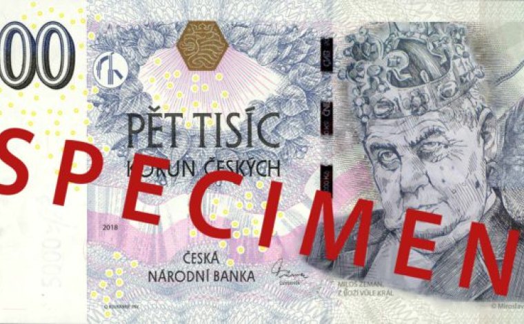 ČNB bude v případě znovuzvolení Miloše Zemana emitovat novou bankovku!