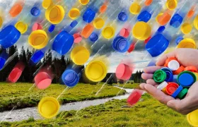 Plast už je v koloběhu vody. Na Šumavě dnes poprvé pršela víčka!