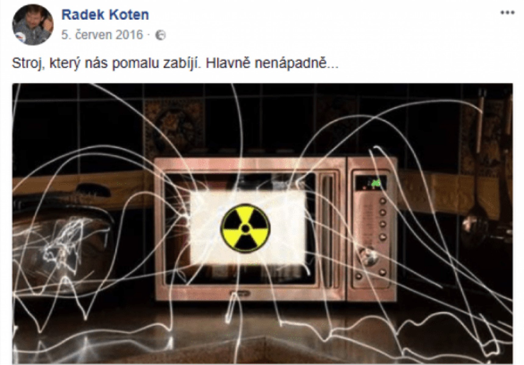 Naši zemi se snaží ovládnout domácí spotřebiče, varuje Radek Koten z SPD