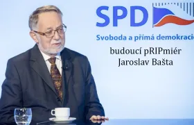 SPD do pražské kandidátky znovu postavilo Jaroslava Baštu. Že je mrtvý, prý nevadí