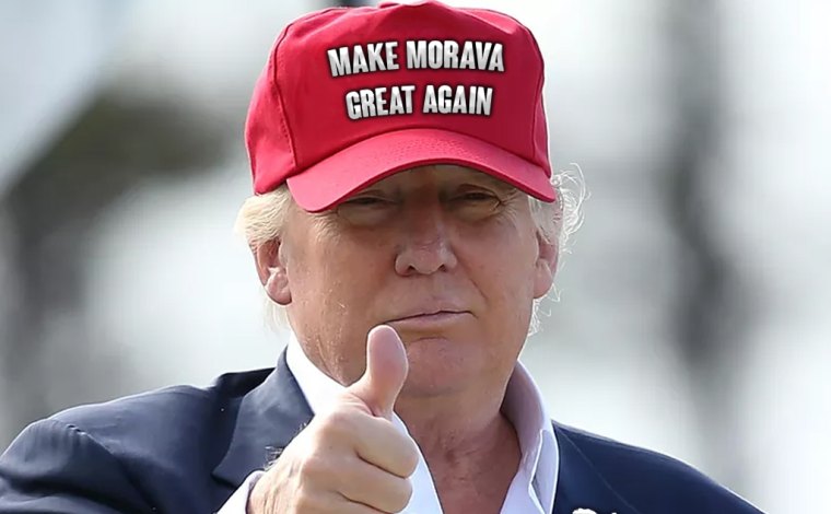 Donald Trump oznámil kandidaturu na prezidenta. Chce udělat Moravu znovu Velkou