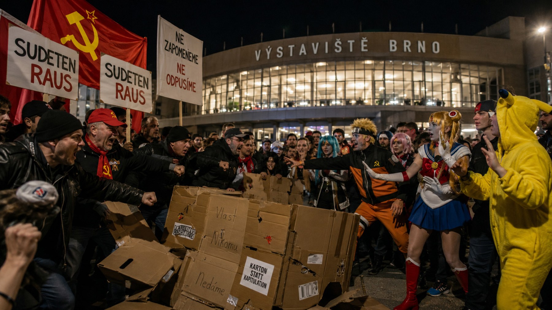 Sudečtí Němci v čele s Posseltem v noci anektovali Brno