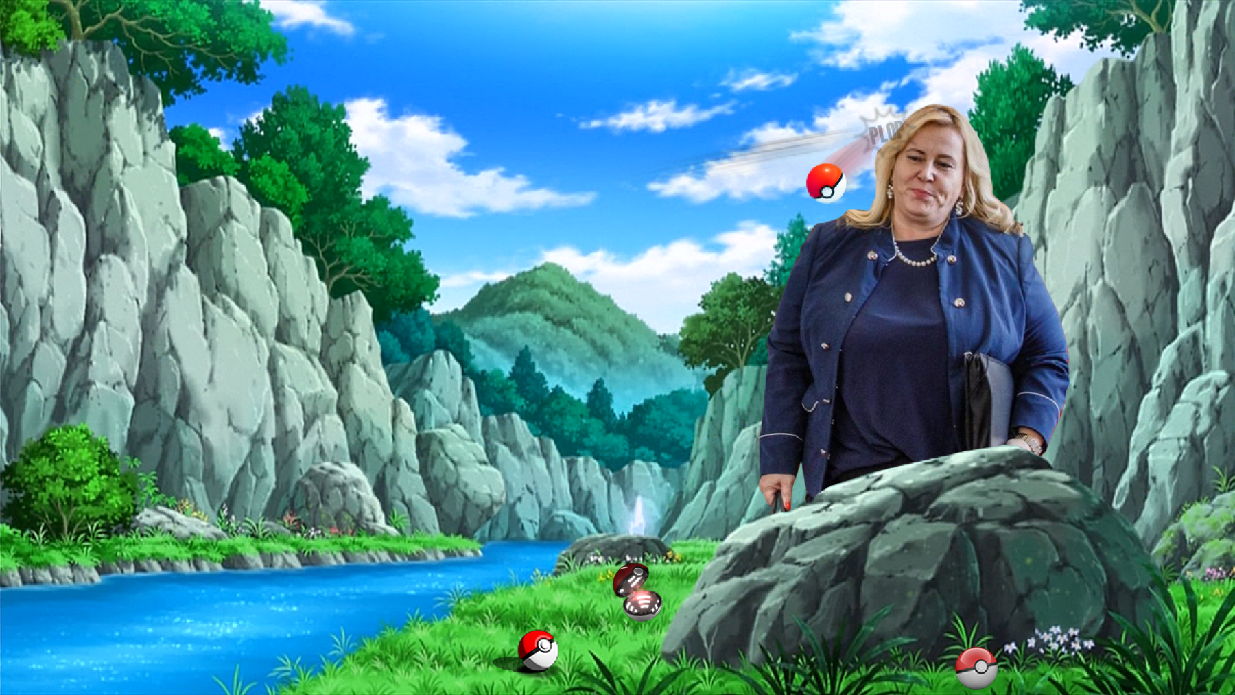 Děti házely po ministryni Dostálové pokébaly, spletly si ji se Snorlaxem
