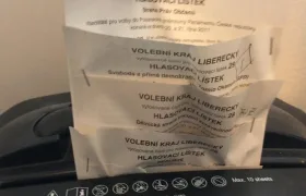 Volební urny budou nově dle nařízení GDPR vybaveny skartovačkou