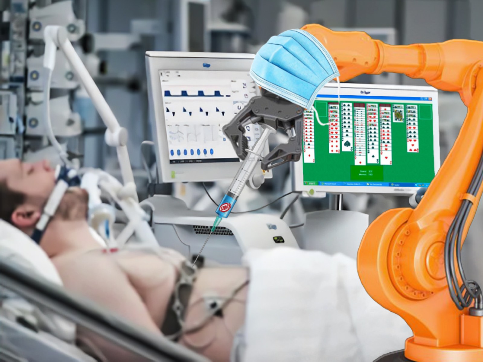 Vláda vyřešila nedostatek nemocničního personálu. Lékaře a sestry nahradí průmysloví roboti