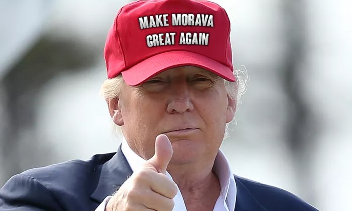 Donald Trump oznámil kandidaturu na prezidenta. Chce udělat Moravu znovu Velkou